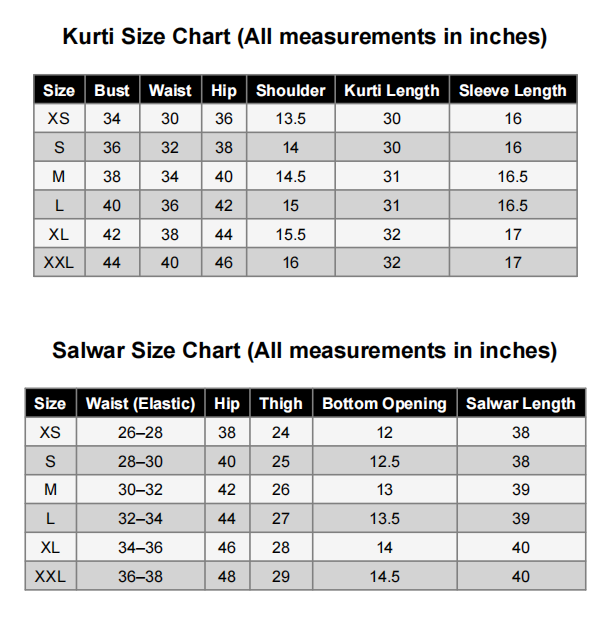 Farshi Salwar With Short Kurta