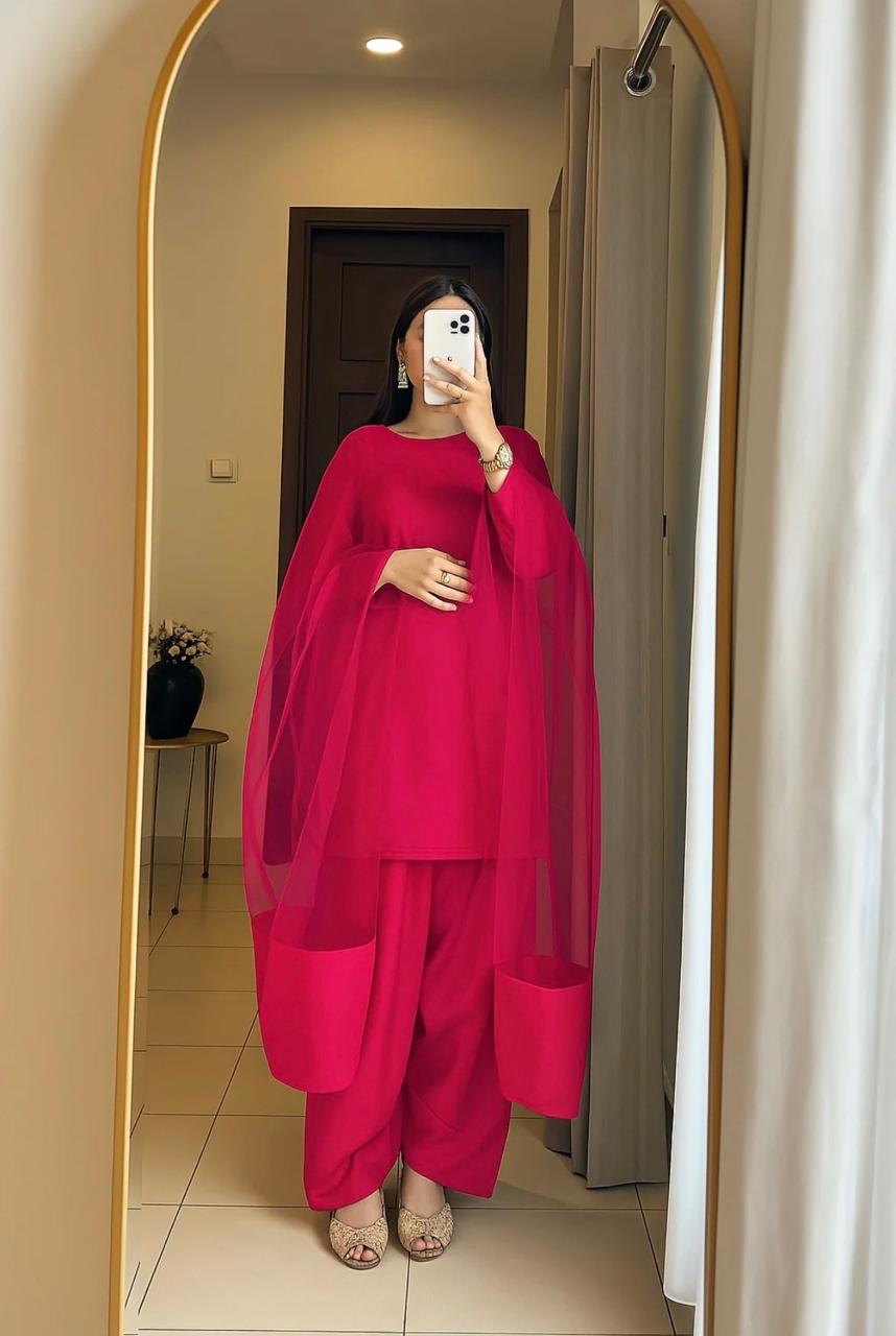 Farshi Salwar With Short Kurta