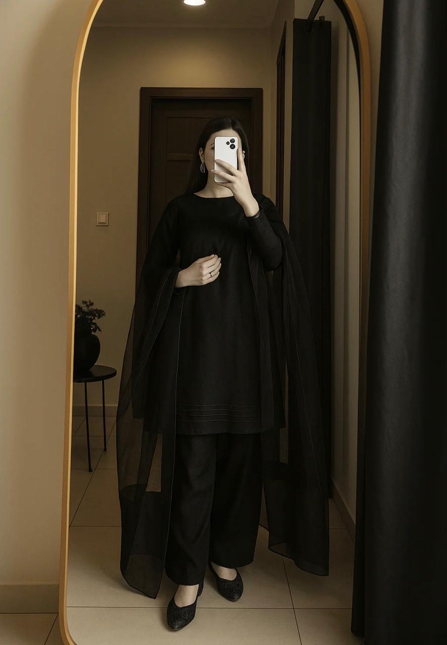 Farshi Salwar With Short Kurta